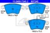 ATE 13.0460-7245.2 Brake Pad Set, disc brake